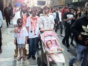 Zombie Walk  (Foto: Carolina Iskandarian/ G1)