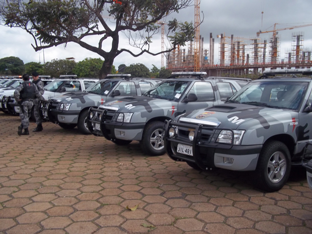PMDF recebe 250 carros, mas tem déficit de 4 mil homens, diz coronel (Foto: Rafaela Céo/G1)