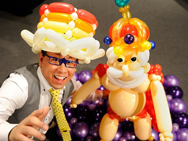 Artista balões (Foto: Toru Yamanaka/AFP)