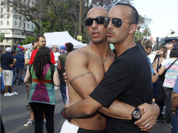 Marcha do Orgulho Gay chega à 20ª edição na Argentina (Foto: Reuters)