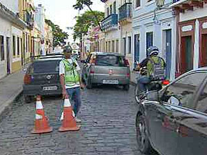 Sítio Histórico de Olinda terá bloqueios aos domingos (Foto: Reprodução/Tv Globo)