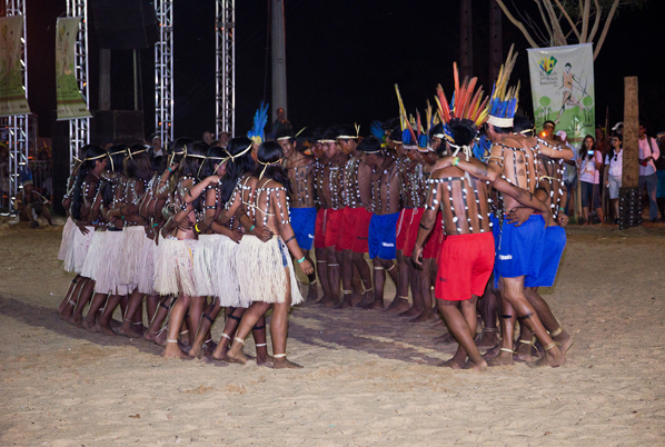 Abertura dos Jogos dos Povos Indígenas no Tocantins (Foto: Edison Bueno/Funai)