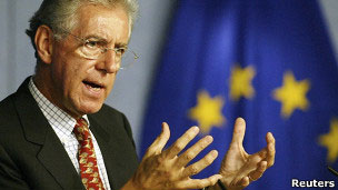 Mário Monti, ex-comissário da UE, deve suceder Berlusconi (Foto: Reuters)