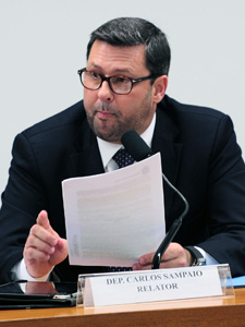O deputado Carlos Sampaio (PSDB-SP) durante sessão do Conselho de Ética da Câmara  (Foto: Reinaldo Ferrigno / Agência Câmara)