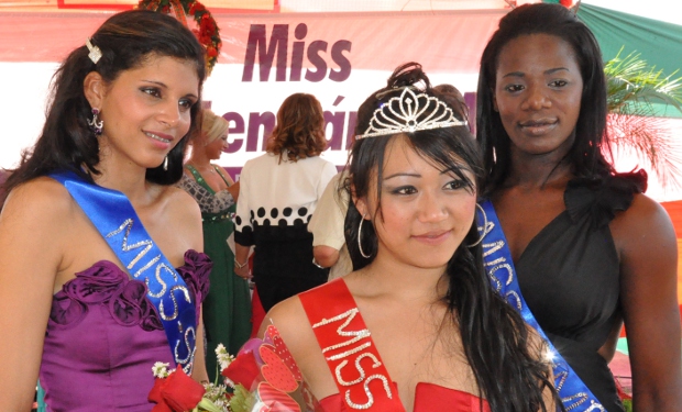 Kettryllen Oshiro, 19 anos, venceu o concurso Miss Penitenciária MS (Foto: Aliny Mary Dias/G1 MS)