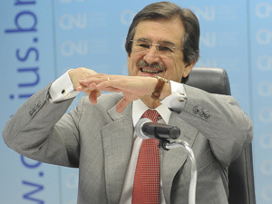 O presidente do CNJ e do Supremo Tribunal Federal, Cezar Peluso (Foto: Agência Brasil)
