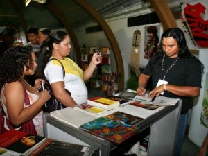 Feira do Livro Indígena de Mato Grosso (Foto: Daniel Mundukuru)
