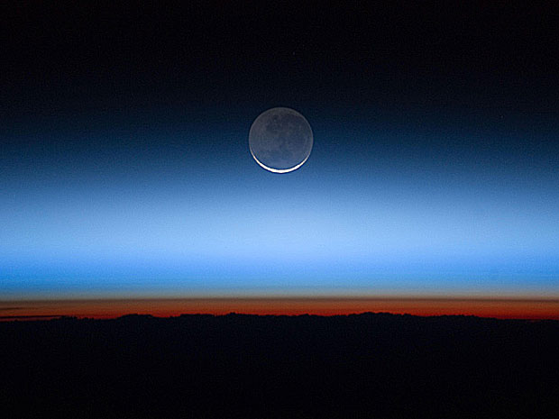 Fotografia feita pelos astronautas a bordo da ISS (Foto: Earth Observatory/Nasa)
