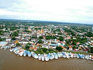 Município de Parintins, distante 420 km de Manaus (Foto: Divulgação/ Agecom)