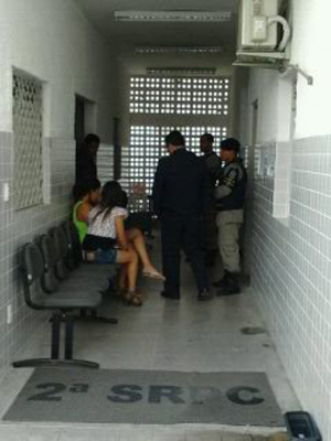Marcelinho Paraíba é detido em Campina Grande (Foto: Karoline Zilah/G1)