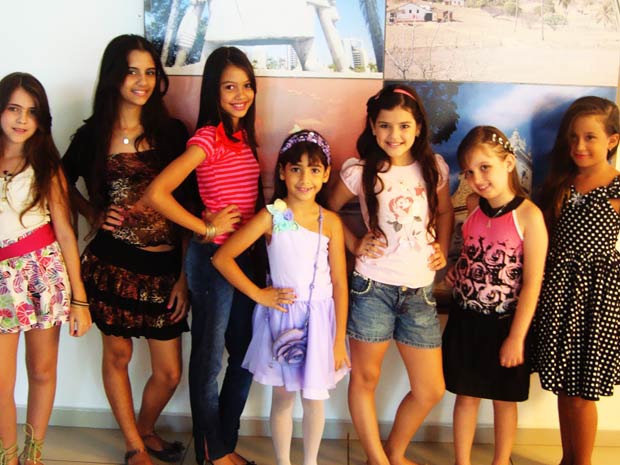 Crianças da Paraíba se preparam para o Miss Brasil Infantil 
(Foto: Inaê Teles/G1)