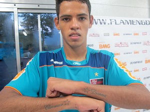 Lorran jogador do Flamengo (Foto: Richard Souza / Globoesporte.com)