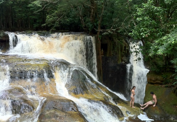 Presidente Figueiredo tem 159 cachoeiras nas zonas urbana e rural do município. (Foto: Girlene Medeiros/G1 AM)