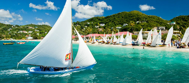 Grenada fica no Caribe, região de passagem de ciclones. (Foto: Governo de Grenada/Divulgação)