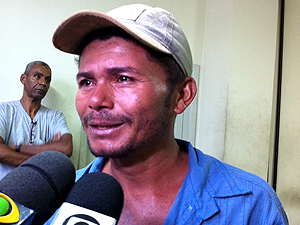 Sandro dos Santos disse que irmão teria assumido o crime (Foto: Tássia Thum / G1)