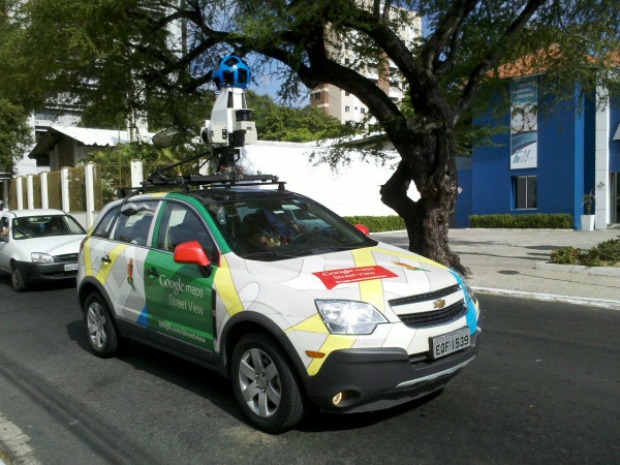 Veículo é equipado com câmeras que fazem filmagem da cidade em 360 graus. (Foto: Rodrigo Coimbra/Arquivo Pessoal)