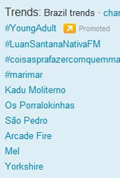 Trending Topics no Brasil às 17h08 (Foto: Reprodução)