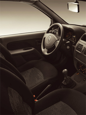Imagem interna do Renault Clio 2012 (Foto: Divulgação)