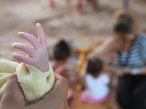 Condomínio Sol Nascente, em Goiânia, recebe crianças em situação de abandono (Foto: Wildes Barbosa/O Popular)