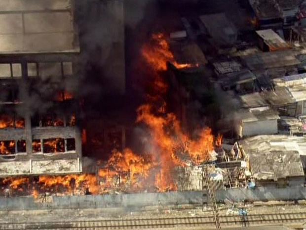 incêndio sp (Foto: Reprodução/TV Globo)