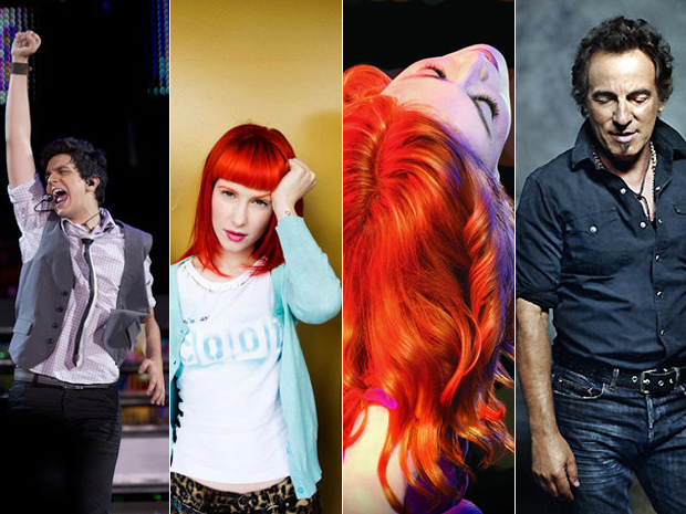 Luan Santana, Paramore, Madonna e Bruce Springsteen preparam discos para 2012 (Foto: Divulgação)