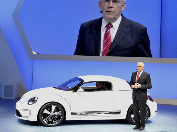 VW apresenta o E-Bugster no Salão de Detroit (Foto: Mike Cassese/Reuters)