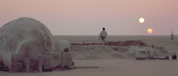 Na série 'Guerra nas estrelas', Tatooine serve de lar para Luke Skywalker. (Foto: Divulgação)