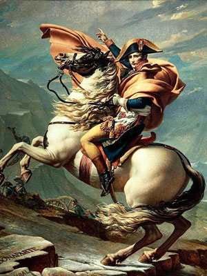 Napoleão Bonaparte, em quadro histórico (Foto: Reprodução)