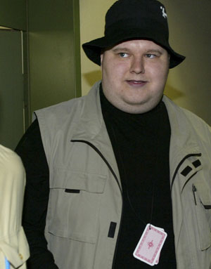 Kim Schmitz, fundador do Megaupload, em foto de 2002. Ele foi preso na Nova Zelândia a pedido do FBI por compartilhar conteúdo ilegal na web (Foto: Reuters)