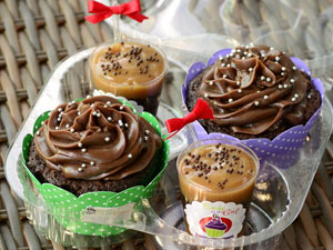 Combo traz cupcakes de chocolate com várias coberturas (Foto: Divulgação)