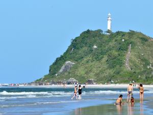 Praia Paraná (Foto: Divulgação/ SECS)