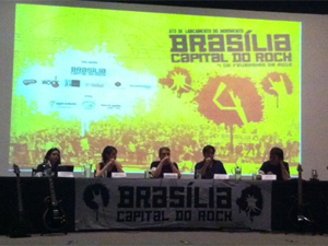 Grupo lança movimento pela valorização do rock no DF (Foto: Maiara Dornelles/G1)