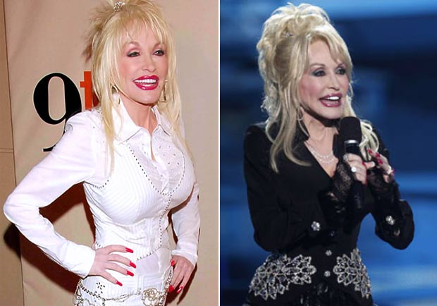 A cantora country Dolly Parton fez um seguro de US$ 300 mil (R$ 515 mil) para seus seios. (Foto: AP/Reuters)