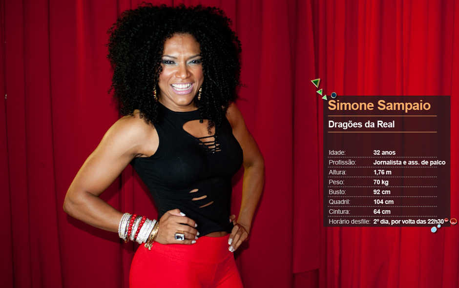 Dragões da Real - Simone Sampaio (rainha de bateria)