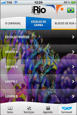 Novo aplicativo com programação cultural do Rio (Foto: divulgação/)
