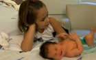 Nasce menina selecionada para curar irmã (Reprodução/TV Globo)