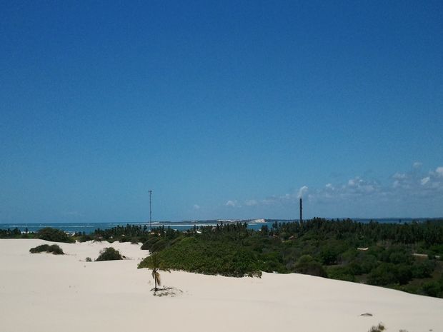 Praia do Saco em Estância, em Sergipe (Foto:  Flavio Antunes/G1 SE)