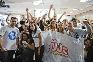 Estudantes acompanham votação do Estatuto da Juventude na Comissão de Constituição e Justiça do Senado (Foto: Pedro França / Agência Senado)