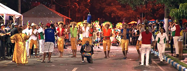 Carnaval em Cuiabá (Foto: Reprodução/TVCA)