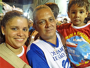 João Vitor foi com os pais assistir a cerimônia (Foto: Katherine Coutinho/G1)