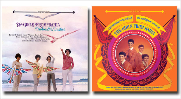 Capas dos discos 'Pardon my english” e 'Revolución con Brasilia!', reeditados agora no Brasil 45 anos depois de terem sido lançados nos Estados Unidos! (Foto: Reprodução)