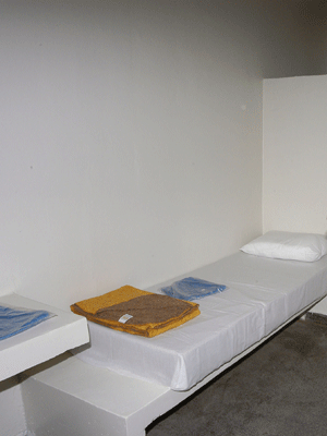 Internos em RDD não saem da cela nem para o banho de sol. (Foto: Isaac Amorim / Ministério da Justiça)