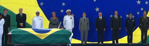 Homenagem no Rio lembra os militares mortos na Antártica (Janaína Carvalho/G1)