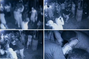 Câmeras de boate flagram briga antes de jovem ser achado morto (Reprodução/TV Globo)