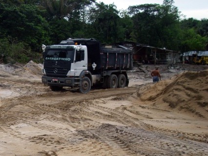 Área onde foi feita a extração tinha aproximadamente 2,5 mil m² (Foto: Divulgação/Semmas)
