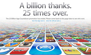 Loja de aplicativos da Apple passa dos 25 bilhões de downloads (Foto: Reprodução)