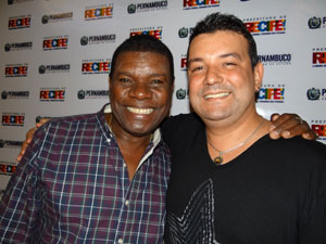Emílio Santiago e André Rio (Foto: Luna Markman/G1)