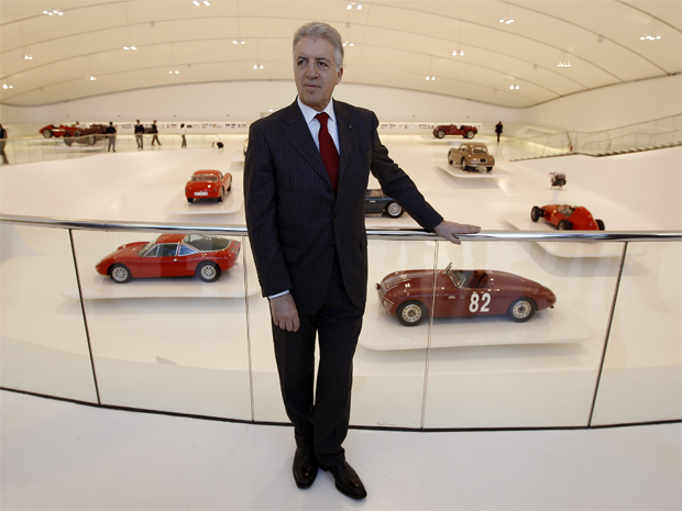 Piero Lardi Ferrari, vice chairman da fabricante italiana, participou do lançamento do museu em homenagem a seu pai (Foto: Alessandro Bianchi /REUTERS)