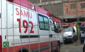 Samu de Salvador tem ambulâncias paradas  (Reprodução/TV Globo)