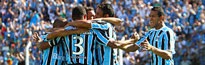 Grêmio goleia o Veranópolis por 4 a 1 (Lucas Uebel/AE)